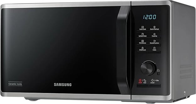 Mikrovalë Samsung MS23B3515AS, Solo, 23 L, 1150 W, LED, E zezë/Gri