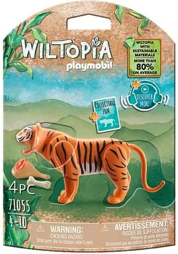 Set figurina Playmobil Wiltopia 71055, tigër, 4 pjesë