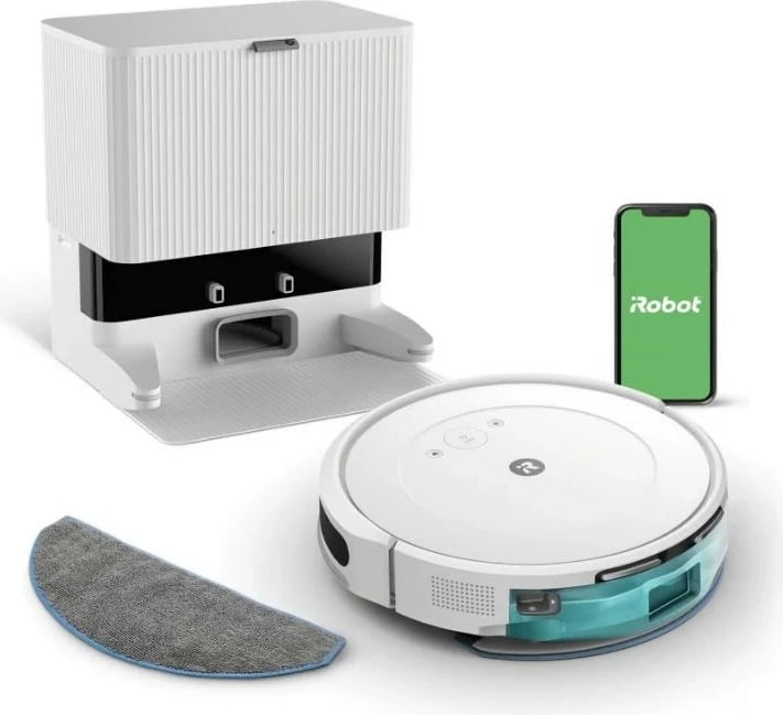 Robot pastrues iRobot Roomba Combo Essential 2 me stacion AutoEmpty, Bardhë