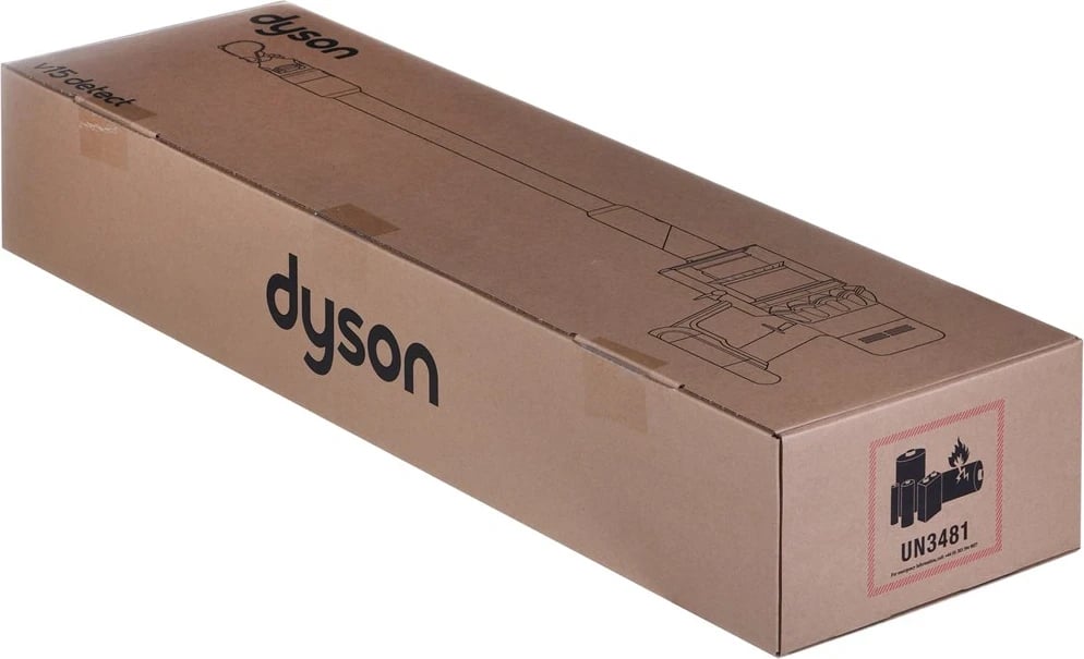 Fshesë dorë Dyson V15 Detect Absolute, Nikel dhe E verdhë pa qese Fshesë dorë Dyson V15 Detect Absolute, Nikel dhe E verdhë pa qese