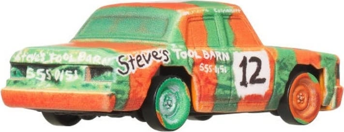 Veturë lodër metalike, Mattel Disney Pixar Cars 3 High Impact DXV29/JGP03, shkallë 1:55, jeshile/portokalli