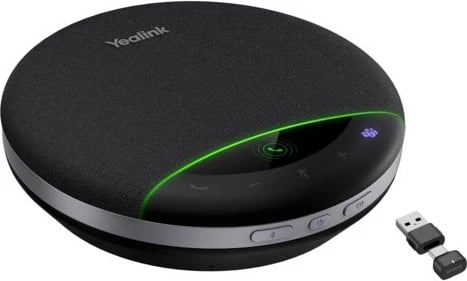 Altoparlant konferencash Yealink SP96 me dongle USB-C/A, i zi