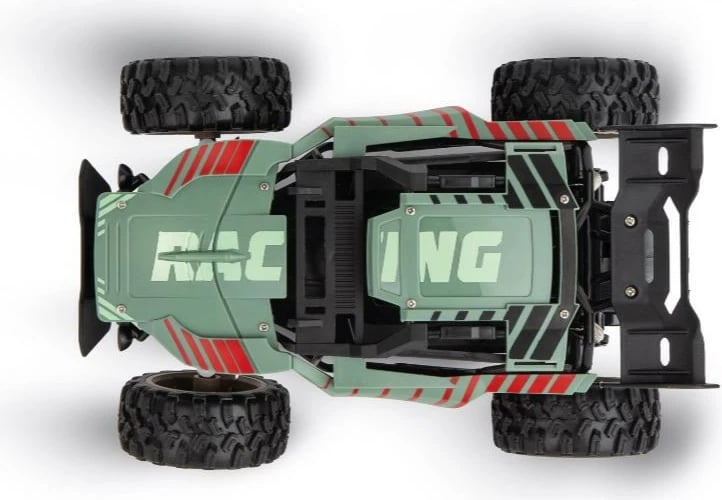 Veture RC Carrera Mountain Racer 2.4GHz, 23 cm, e zezë/e gjelbër, set me telekomandë dhe bateri