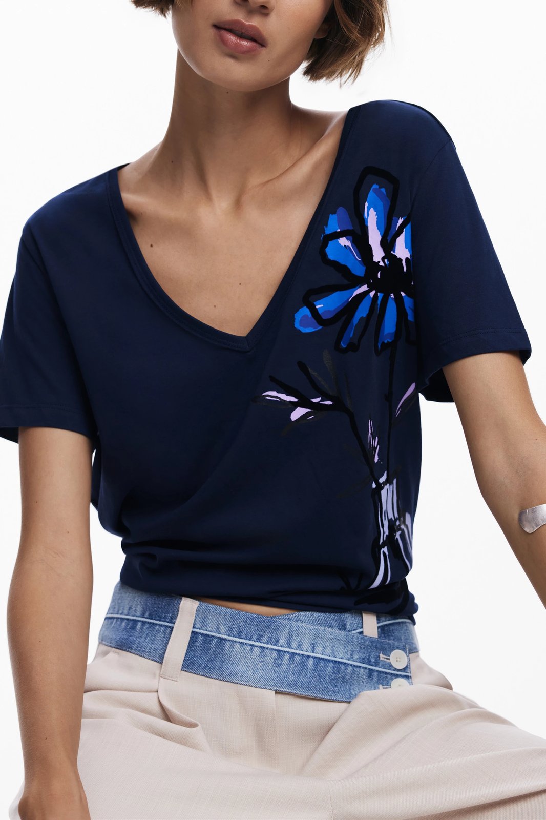 Maicë femra Desigual Dumas, blu