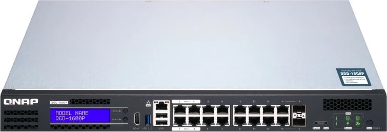 Switch QNAP QGD-1600P-4G, 16+4 porte, PoE, rackmount