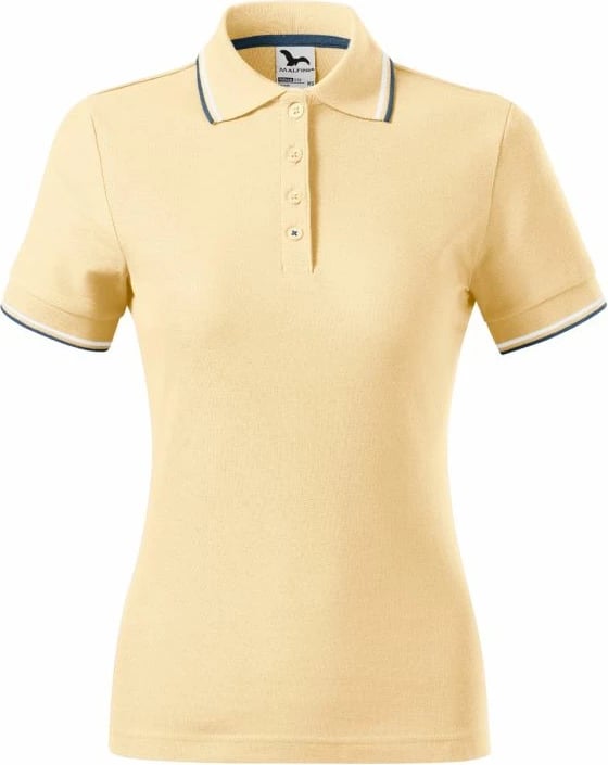 Polo maicë Malfini për femra, ngjyrë krem