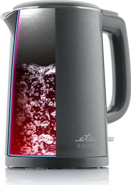 Çajnik elektrik ETA Edita 859590020, 1.5L, 2200W, inox, gri
