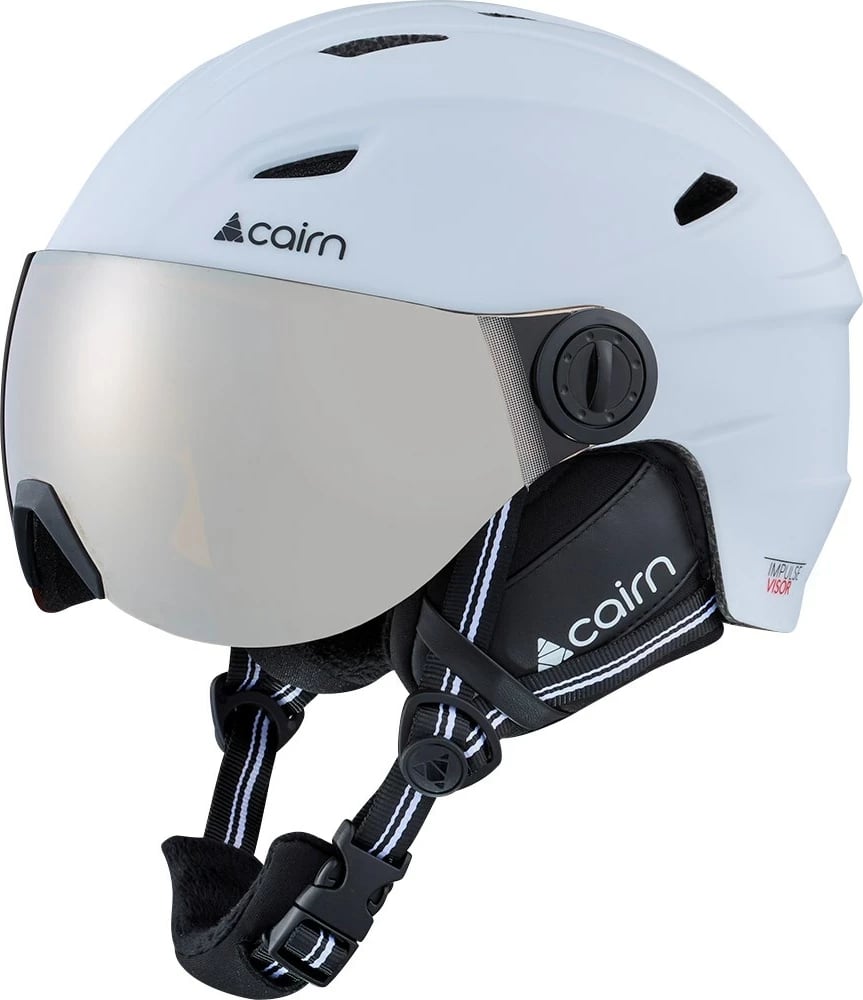 Helmetë skijimi Cairn Impulse Visor 01, 55/56, rozë