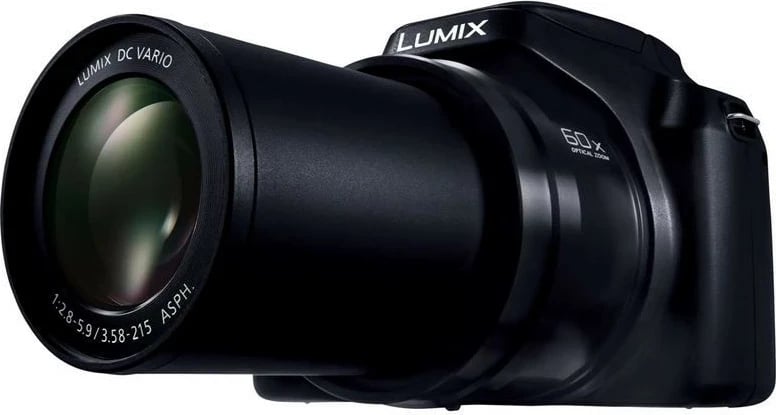 Kamerë Panasonic LUMIX DC-FZ82, 18 MP, 4K, WiFi, e zezë