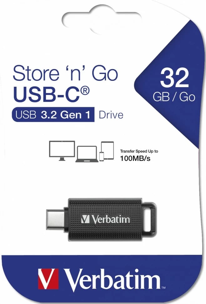 USB Verbatim Store 'n' Go 32GB, Type-C, 3.2, i zi