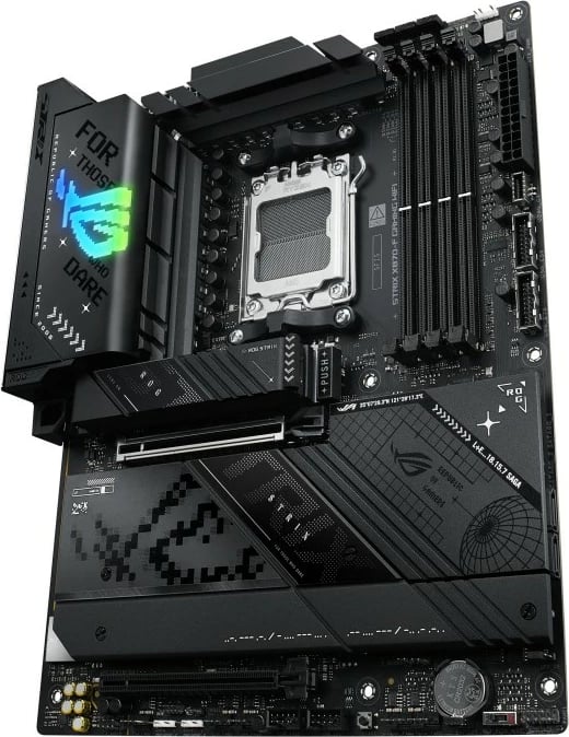 Pllakë amë Asus ROG STRIX X870-F GAMING WIFI, Socket AM5, ATX, DDR5, WiFi 7, e zezë