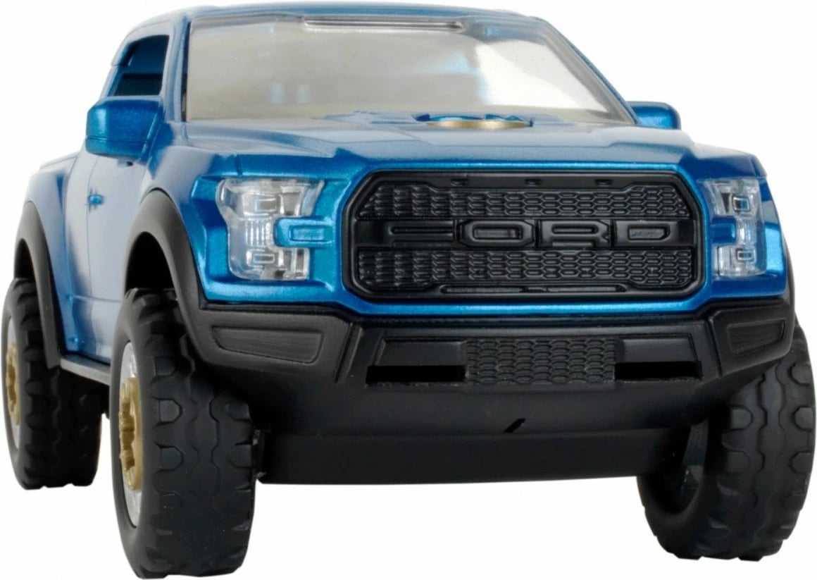 Lodër makinë Klein Ford F-150 Raptor 3-in-1, për djem, Blu/Argjend