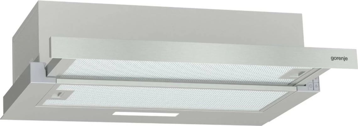 Aspirator kuzhine Gorenje TH62E3X, teleskopik, çelik, 60 cm Aspirator kuzhine Gorenje TH62E3X, teleskopik, çelik, 60 cm