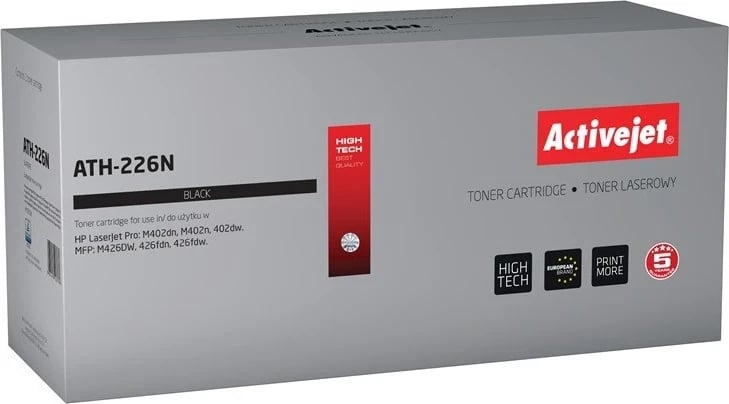 Toner zëvendësues Activejet ATH-226N për printer HP, i zi