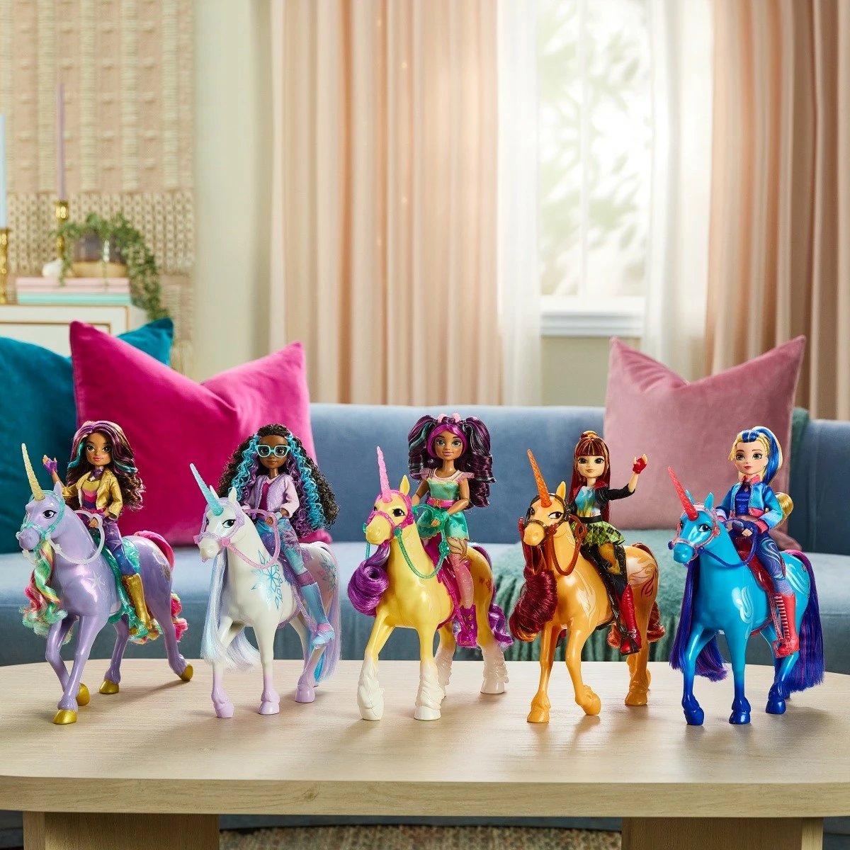 Figurinë lodër Unicorn Academy Spin Master Unicorn Star, 28 cm, plastikë, shumëngjyrëshe, set