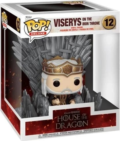 Figurë Funko Pop House of the Dragon Viserys në Fronin e Hekurt