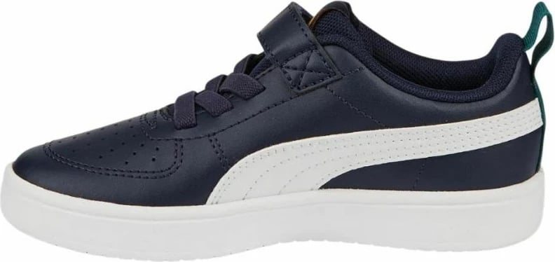 Atlete për fëmijë Puma, të bardha dhe blu deti