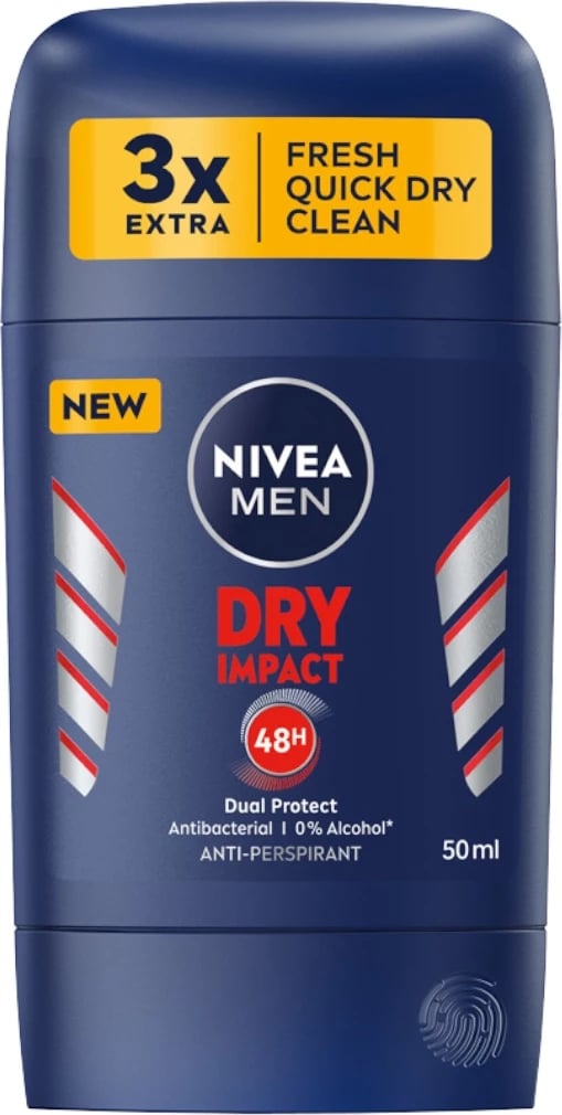 Deodorant stick Nivea Men Dry Impact për meshkuj 50ml