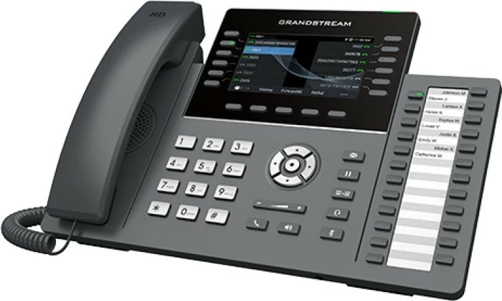 Telefon IP Grandstream GRP2636, 12 linja, LCD, i zi
