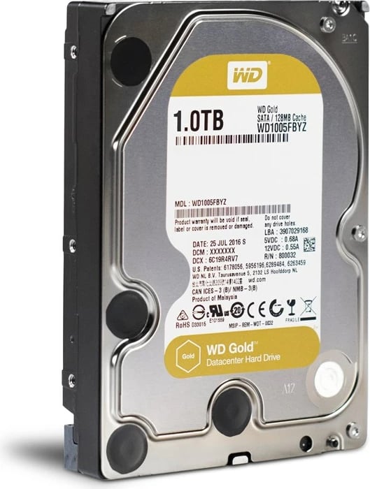 Hard Disk Western Digital Gold, 3.5" , 1TB, Serial ATA III