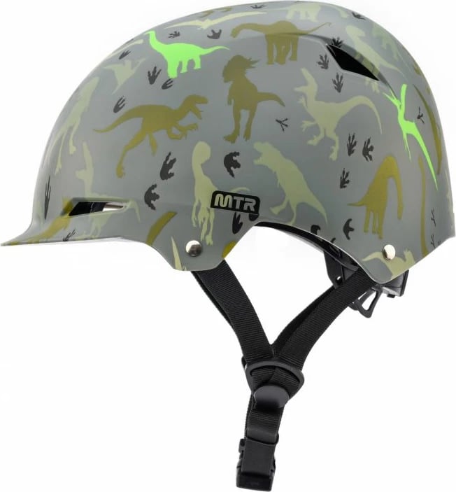 Helmetë biçiklete për fëmijë Meteor, gri