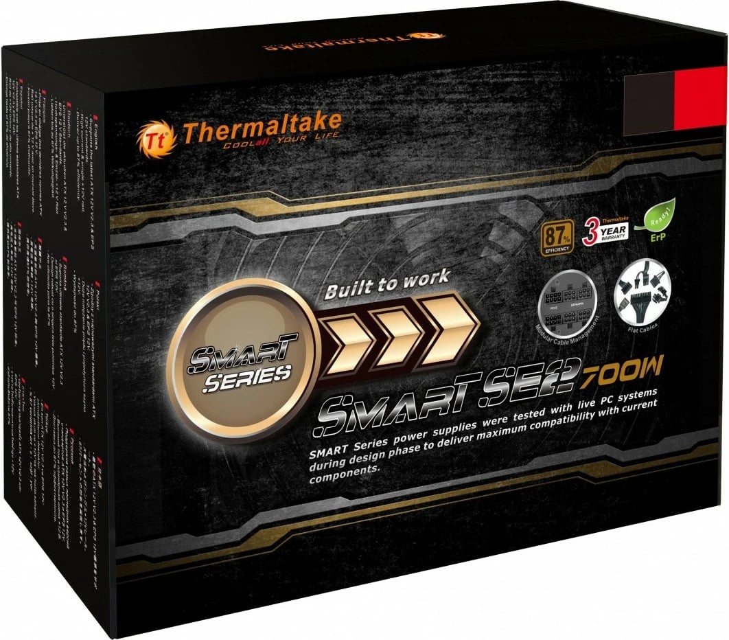 Kasë energjie Thermaltake Smart SE2 700W, modulare, e zezë