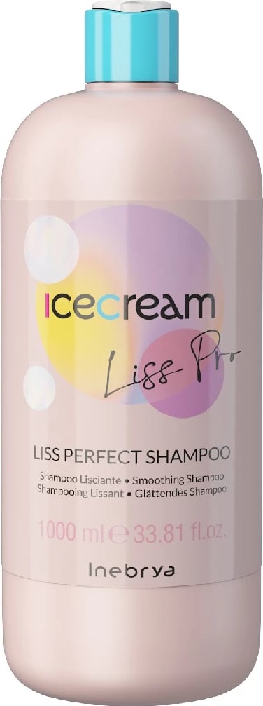 Shampon për femra Inebrya Ice Cream Liss-Pro Smoothing, 1000ml