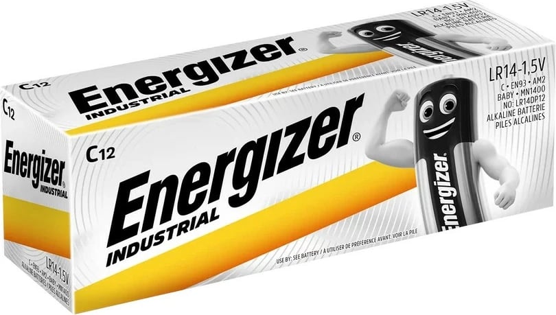 Bateri industriale Energizer C LR14, 12 copë