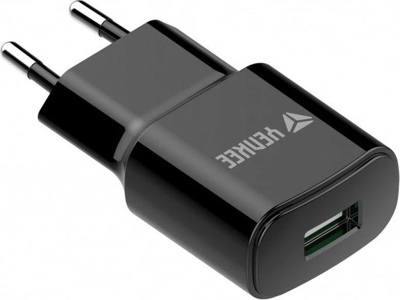Karikues muri USB YENKEE YAC 2013BK, 12W, 2.4A, i zi
