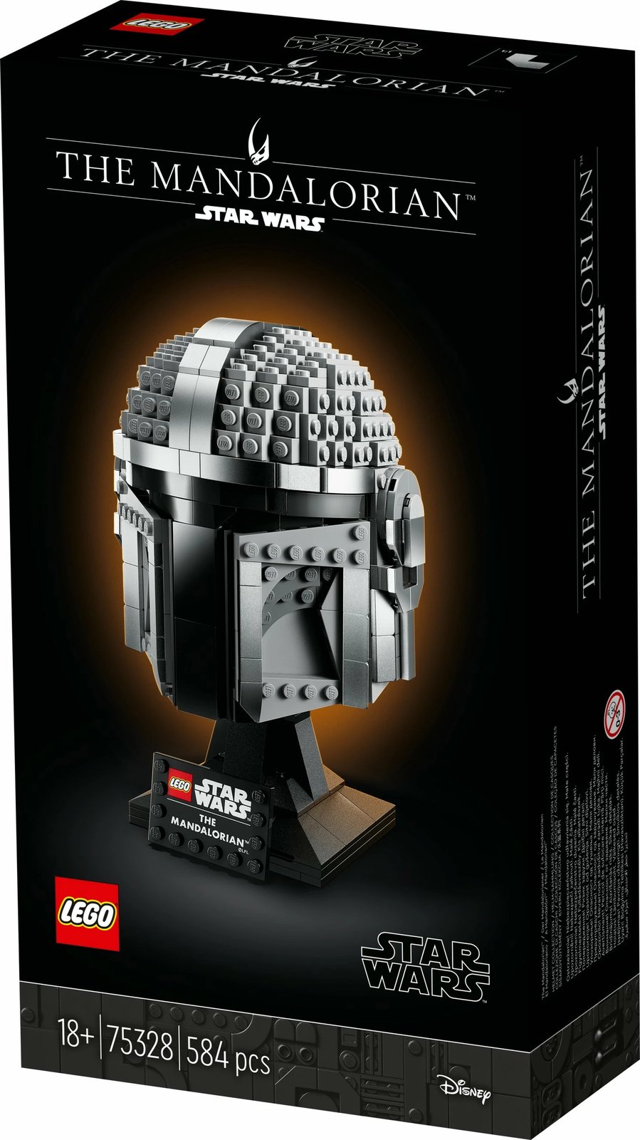 Set ndërtimi LEGO Star Wars The Mandalorian Helmet, 584 pjesë, shumëngjyrësh