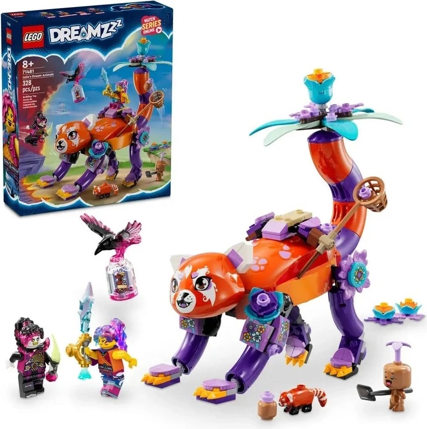 Set LEGO DREAMZZZ 71481 Izzie's Dream Animals, për fëmijë 8+ vjeç