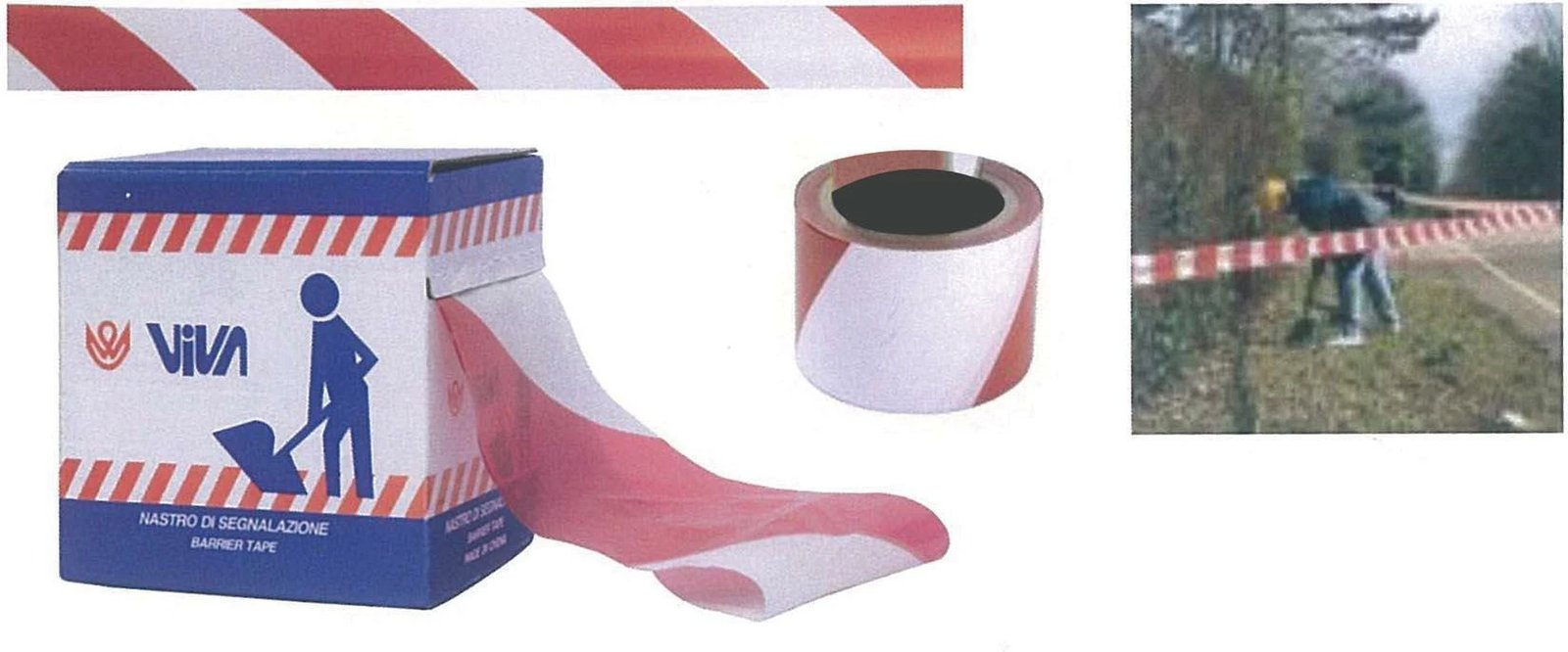 Shirit markues NEXT Viva 75mm x 200m, Kuq dhe Bardhë