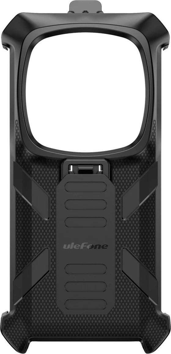 Mbështjellës Ulefone Armor 28 Ultra/28 Ultra Thermal, plastikë, me karabiner dhe klips, i zi