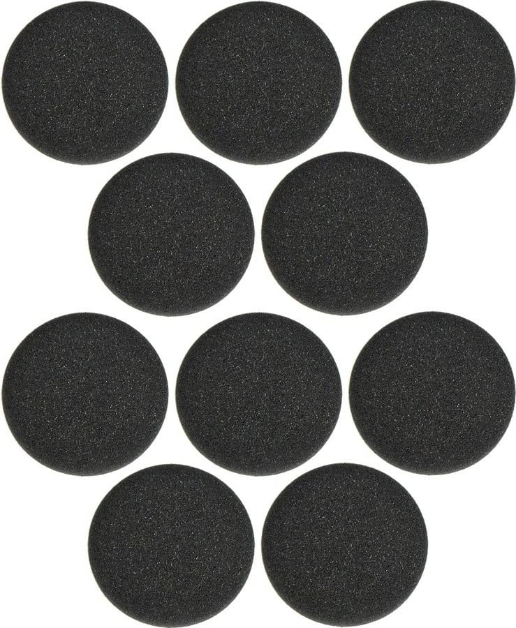 Jastëkë shkumë për veshë Jabra, 14101-45, për Evolve 20/30/40/65, 10 copë, zi, set