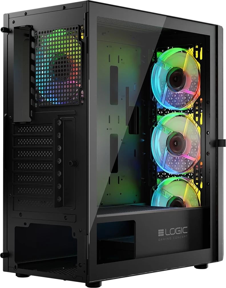 Kasë LOGIC ARAMIS ARGB MINIDI USB 3.0, e Zezë Kasë LOGIC ARAMIS ARGB MINIDI USB 3.0, e Zezë
