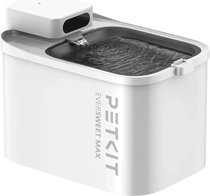 Pijeuese inteligjente për kafshë, Petkit Eversweet Max, 3 L, bateri 5000 mAh, filtër me karbon aktiv, kontroll me Bluetooth