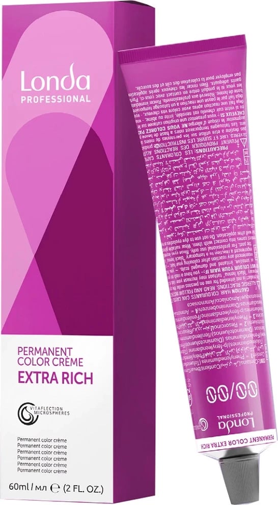 Ngjyrë për flokë për femra Londa Professional Permanent Color Creme 4/71, 60ml
