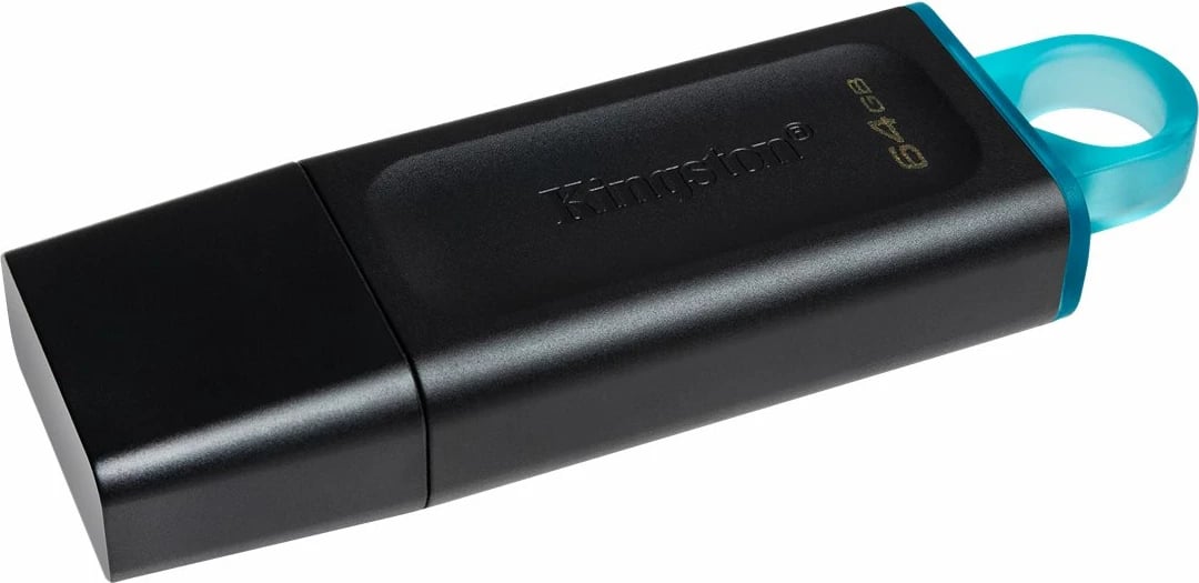 USB Kingston DataTraveler Exodia 64GB, USB 3.2, e zezë/teal