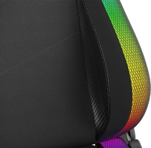 Karrige gaming Genesis Trit 500 RGB, Eco lëkurë dhe tekstil, e zezë