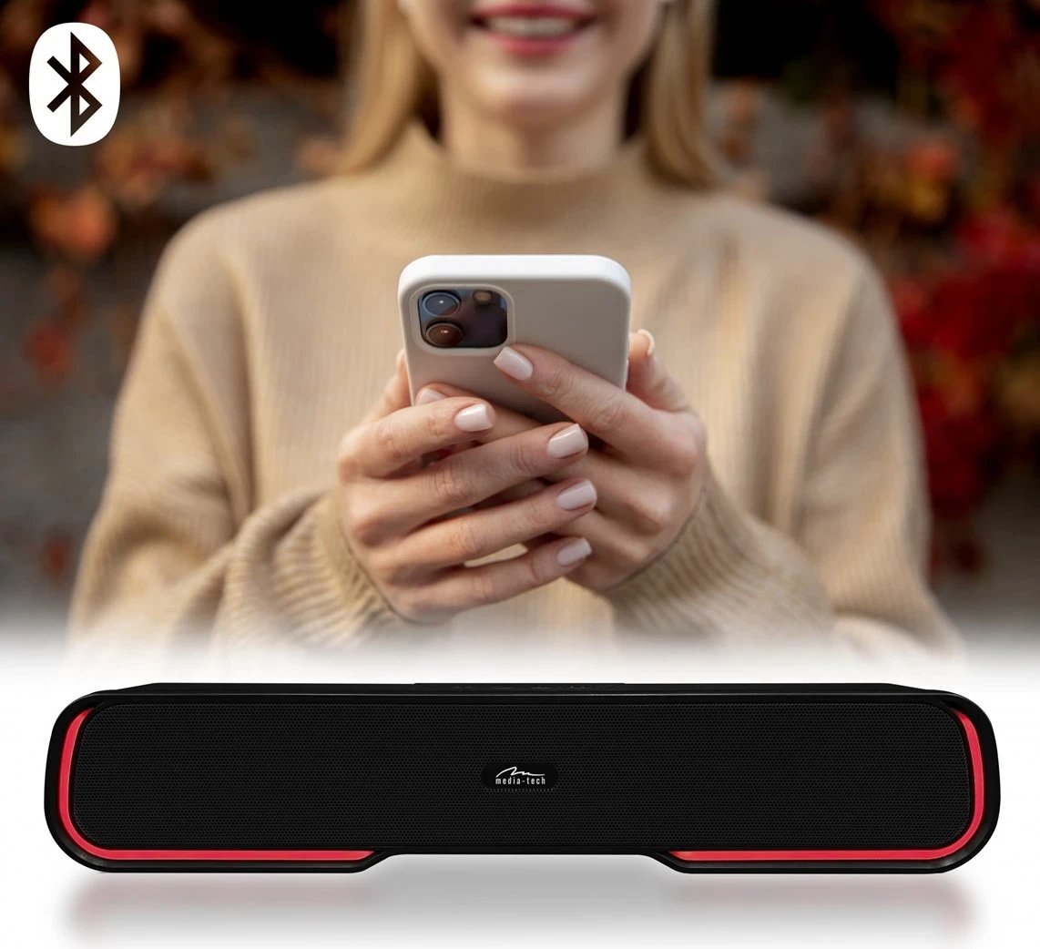 Soundbar bluetooth Media tech PHANTOM BT MT3180, ngjyrë e zezë Soundbar bluetooth Media tech PHANTOM BT MT3180, ngjyrë e zezë