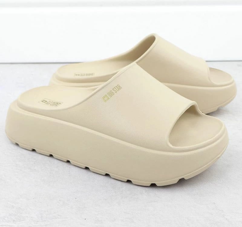 Papuqe femra Big Star, bezhë