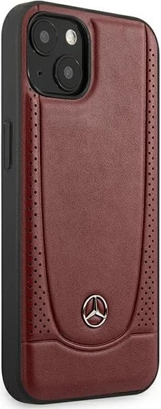 Mbështjellës Mercedes MEHCP15SARMRE për iPhone 15 6.1", lëkurë, Urban Line, kuq