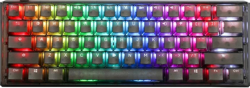 Tastierë mekanike Ducky One 3 Mini, RGB, Cherry MX Red, USB Type-C, e zezë