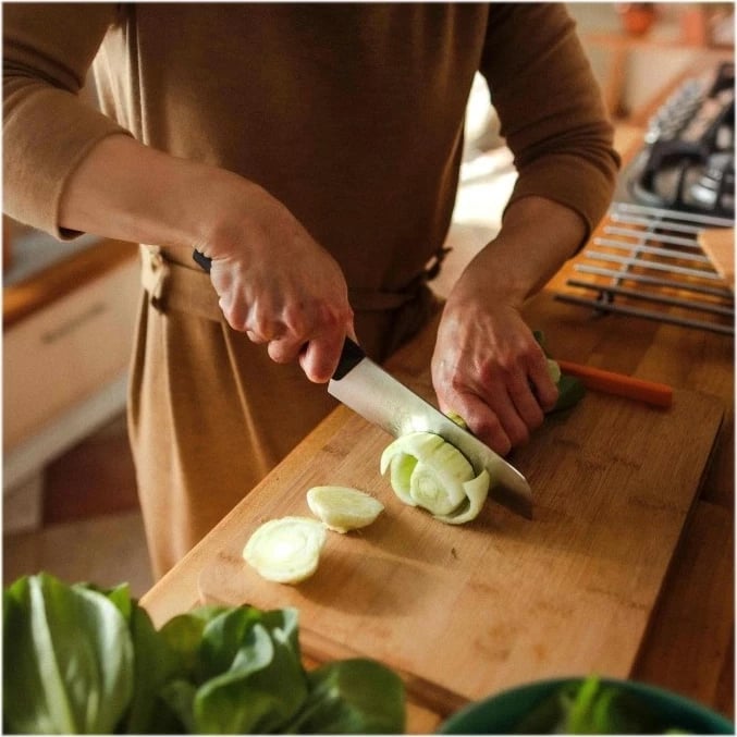 Thikë kuzhine Fiskars 7536899, Santoku, Inox