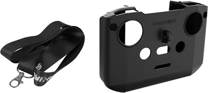 Mbështjellës silikoni Sunnylife për DJI RC-N1/RC-N2/RC-N3, i zi, me rrip