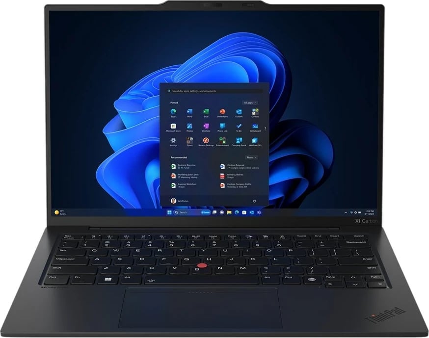 Laptop Lenovo ThinkPad X1 Carbon Intel Core Ultra 7 155U, 14" Touchscreen, 32 GB RAM, 1 TB SSD, Wi-Fi 6E, Black