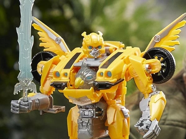 Lodër aksioni Hasbro Transformers Bumblebee, plastikë, elektronike, e verdhë