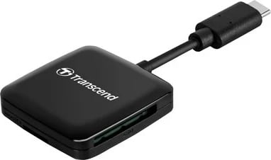Lexues kartelash Transcend RDC3, USB Type-C, SD/microSD, i zi