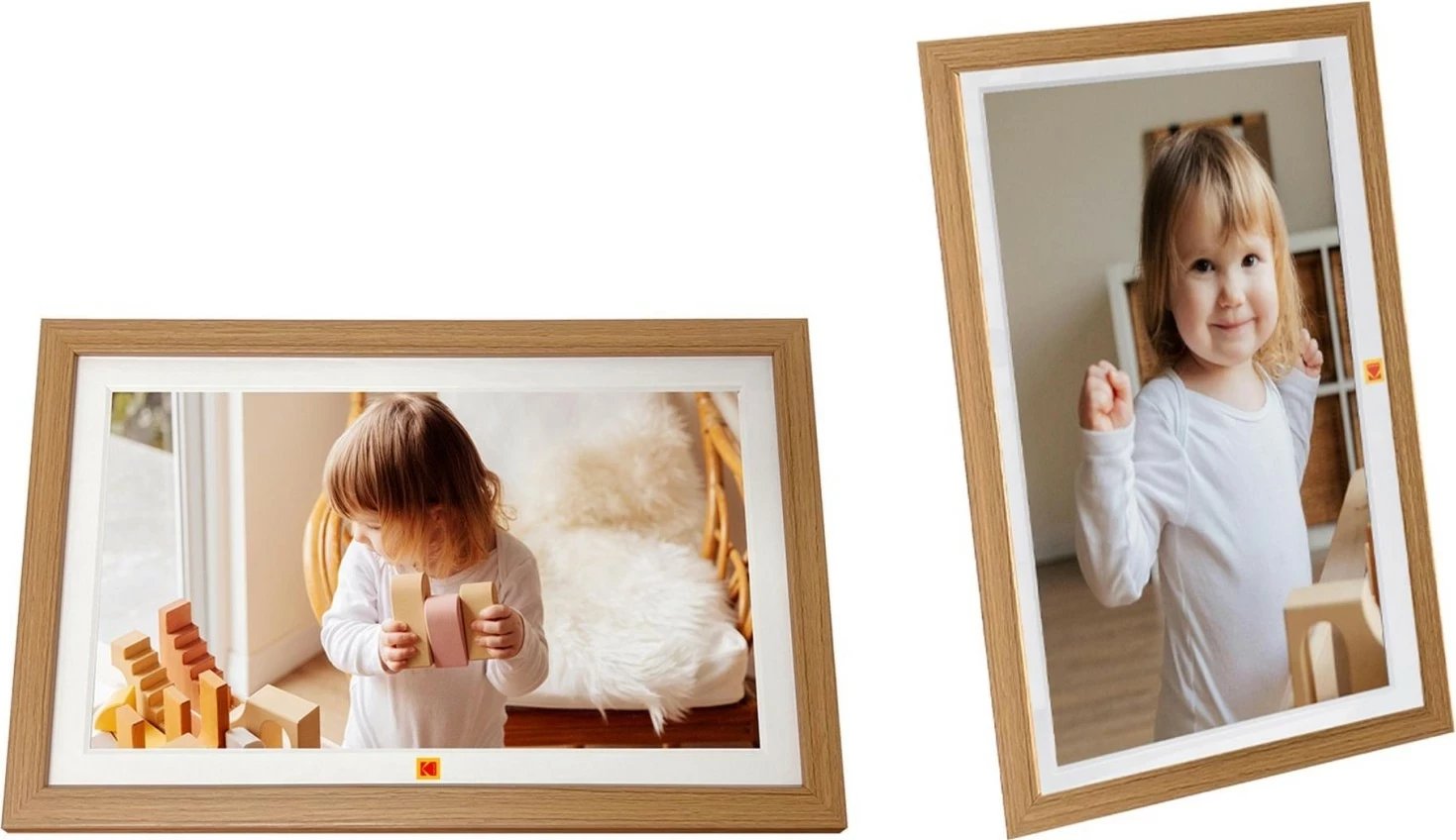 Kornizë digjitale Kodak RCF-1561P, 32GB, WiFi, FHD, kafe