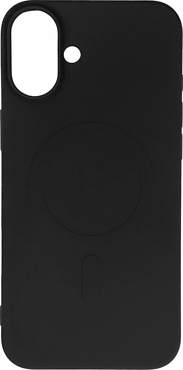 Mbështjellës Hurtel Liquid Silicone Case me MagSafe për Samsung Galaxy S25 Edge, i zi